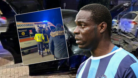Mario Balotelli trafik kazası yaptı! İtalyan yıldız ambulansla hastaneye götürüldü - spor