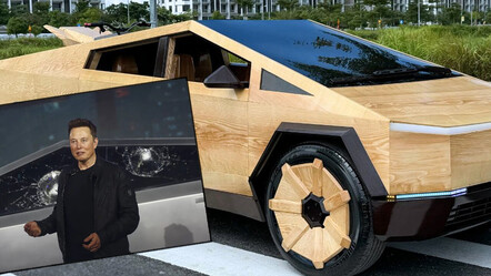 Elon Musk daha piyasaya sürmedi bile! Kendi Cybertruck'ını yollara çıkardı - dunya
