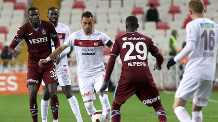 Trabzonspor yara aldı: Deplasmanda Sivas'a takıldı - spor