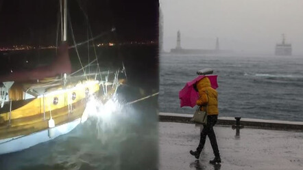İstanbul'da şiddetli fırtına: Sahil şeridi sular altında kaldı! Kuzey Ege’de Lodos etkili - gundem