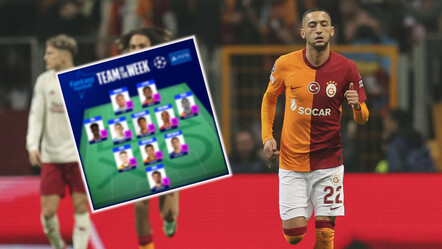 Galatasaraylı yıldız Şampiyonlar Ligi'nde haftanın 11'i seçildi - spor