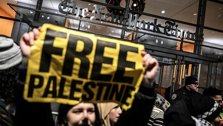 New York ve Washington'da İsrail protestosu! Ölüm temalı gösteri yaptılar - dunya