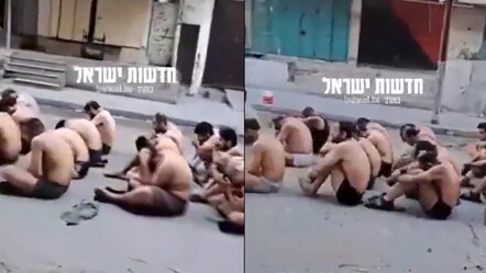 İsrail, BM okulunu basıp 700 Filistinliyi rehin aldı! Siviller yarı çıplak sokakta gezdirildi - dunya