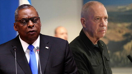 ABD Savunma Bakanı Austin, İsrailli mevkidaşı ile görüştü - dunya