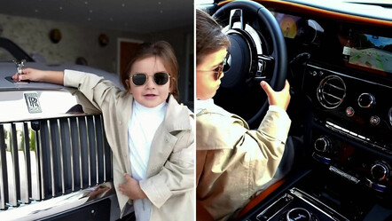 Minik Zayn 25 milyonluk elektrikli aracın başına geçti, görenlerin ağzı açık kaldı - t-otomobil