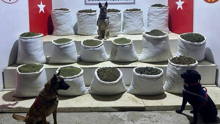 Terör operasyonunda 427 kilogram esrar ve mühimmat ele geçirildi - gundem