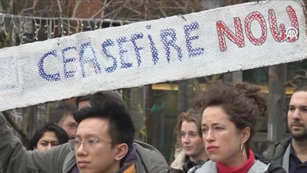 İngiliz Yahudilerden ölen Filistinliler için anma töreni! 'İşgale son verin' sloganları attılar - dunya