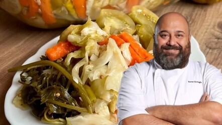 Somer Şef turşu yaparken kimsenin bilmediği püf noktasını açıkladı! Bir yiyen daha bırakamıyor, işte damak çatlatan turşu tarifi - YEMEK