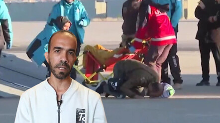 Türkiye’ye geldiğinde havalimanında secde eden Gazzeli baba yine duygulandırdı - gundem