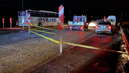 Amasya’da kontrolden çıkan yolcu otobüsü çukura düştü: 6 yaralı - gundem