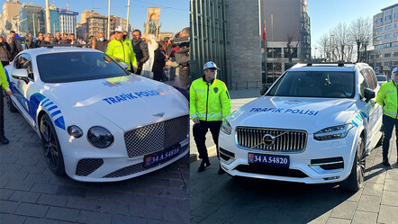 İstanbul polisine tahsis edilen lüks araçlar göreve başladı! Bentley, Ferrari, Porsche ve Mercedes'i görenlerin ağzı açık kaldı - gundem
