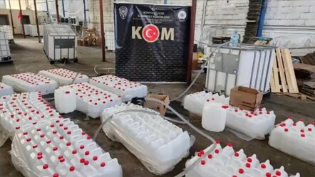 81 ile eş zamanlı Çengel-5 operasyonu, 187 ton kaçak alkol ele geçirildi - gundem