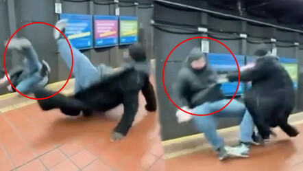 Metroda korkunç olay, bir yumrukla raylara düştü trenin altında kaldı - dunya