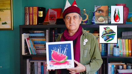 Karikatürleriyle İsrail'in Filistin'e yönelik saldırılarına dikkat çekiyor - kultur-sanat