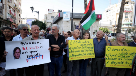 ABD Dışişleri Bakanı Blinken'a Filistin'de protesto - dunya