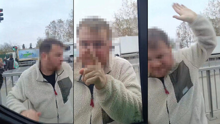 Şişli’de öfkeli maganda aracın aynasını tek yumrukla indirdi - guncel