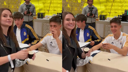 Ünlü Tiktoker Svetlena Alekseeva ve Arda Güler'in videosu sosyal medyayı salladı - spor