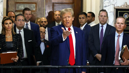 Donald Trump, sivil dolandırıcılık davası kapsamında hakim karşısına çıktı - dunya