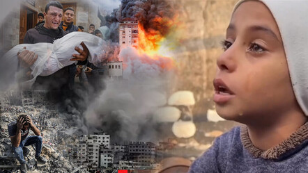 Gazze'de masumlar kan ağlıyor, Filistinli küçük kızın sözleri yürek burktu - dunya