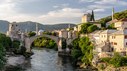 Tarihi Mostar Köprüsü 