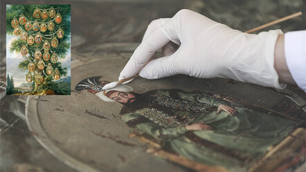 Osmanlı padişahları soyağacı tablosu restore ediliyor - kultur-sanat