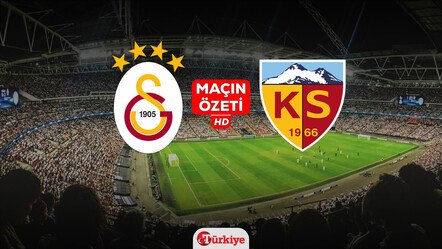 Galatasaray Kayserispor maç özeti! (VİDEO) Galatasaray Kayserispor maçı özeti ve golleri izle! Golleri kim attı, maç kaç kaç bitti? - spor