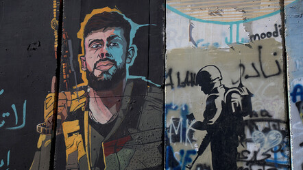 Filistin'de grafiti sanatçılarının uğrak yeri