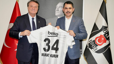 İBB Adayı Murat Kurum'dan Beşiktaş'a ziyaret! Taraftara büyük müjdeyi verdi - spor