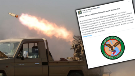Bölgede gerilim had safhada! Irak'ta ABD üssüne füzeler yağmur gibi yağdı, saldırıyı İran destekli örgüt üstlendi - dunya