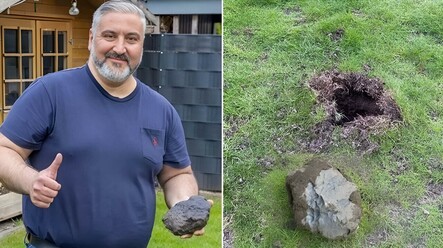 Evinin bahçesine göktaşı düşen Türk zengin oldu! Gayrimenkul alacak - dunya