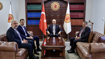 TBMM Başkanı Kurtulmuş, Murat Kurum ile görüştü - politika