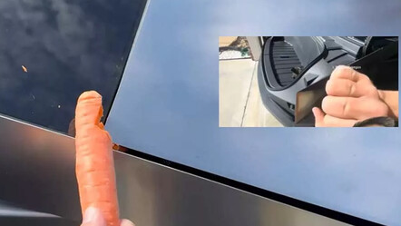 Tesla Cybertruck 'havuç testi'nde korkunç sonuç: Bıçak gibi kesiyor - teknoloji