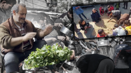 Yabani ot pişiriyorlar, hayvan yemi öğütüyorlar... Bombalardan kurtulabilen Gazzeliler bu sefer açlıktan kırılıyor - dunya