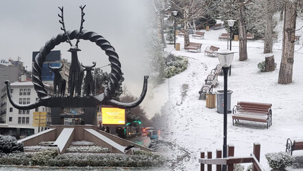 Ankara yeni güne karla uyandı: Kent beyaza büründü - guncel