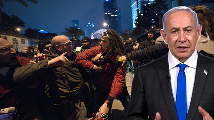 İsrail sokakları karıştı! Erken seçim isteyip, 'soykırıma hayır' dediler - dunya