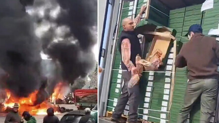 Fransa alev alev, başkent abluka altında! Çiftçiler Paris'e giden tüm yolları kapattı - dunya