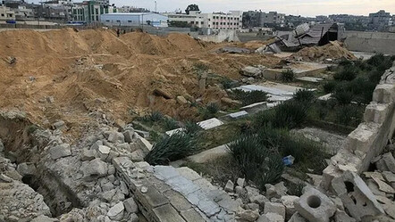 ‘Mezarlığın altında tünel var’ yalanıyla ölülere bile rahat vermeyen İsrail dünyaya rezil oldu - dunya