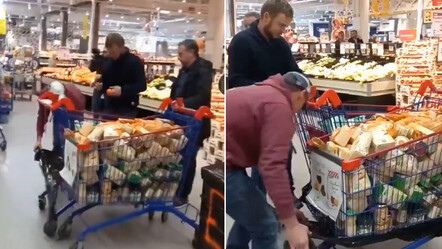 Fransız çiftçiler, AB'nin tarım politikalarına karşı! Marketlerdeki ithal ürünleri toplayıp imha ettiler - dunya