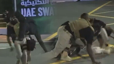 SWAT Challenge'da Suudi Arabistan özel harekatı rehineyi 2 kez yere düşürdü - guncel