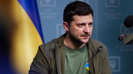 Zelenskiy'den cephe hattındaki askerlere ziyaret - dunya