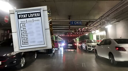 İstanbul'da otopark ücretine yüzde 650 zam! Giriş-çıkış 340 TL oldu - gundem