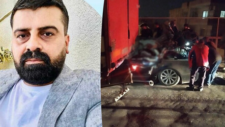Tırın altına giren lüks otomobil kağıt gibi ezildi, sürücü feci şekilde can verdi - ekonomi