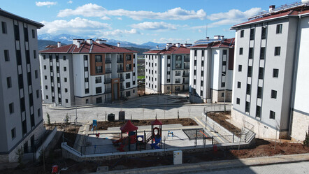 Afet bölgesinde konut seferberliği! Evler hak sahiplerine teslim ediliyor - gundem