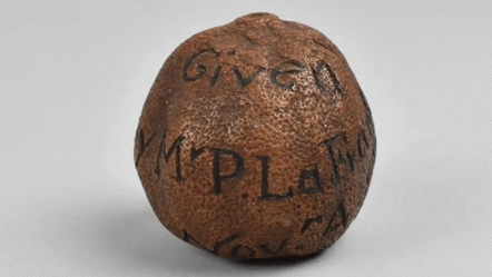 Antika dolabın içinde bulunan 285 yıllık limon açık artırmada 54 bin liraya satıldı - kultur-sanat