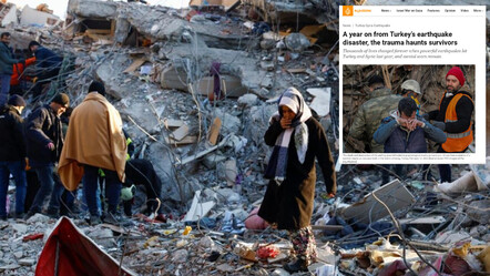 Birinci yılında 6 Şubat depremlerinin etkileri yabancı basında yer almaya devam ediyor - gundem