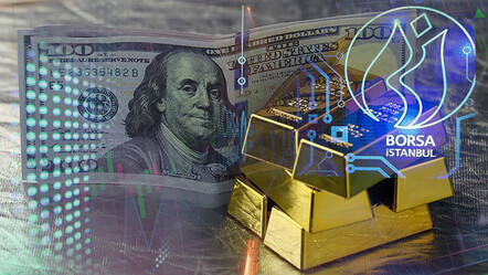 Altın yükseliyor, dolar yatay... Borsa frene bastı o hisseler parladı - ekonomi
