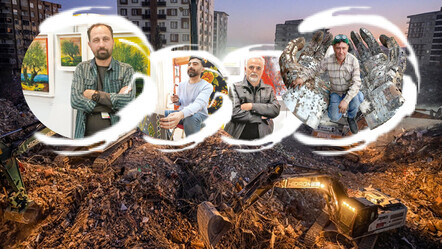Depremin sanatçıları! 6 Şubat felaketini yaşayan ressam sanatla hayata tutundu! - kultur-sanat