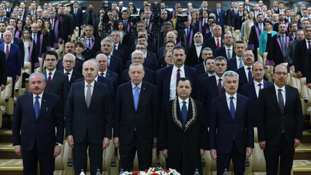 Erdoğan, Anayasa Mahkemesi üyeliğine seçilen Yılmaz Akçil'in yemin törenine katıldı - politika