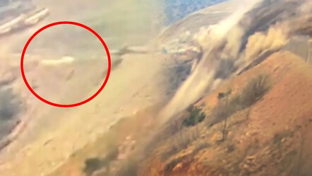 Erzincan'daki maden faciasından yeni görüntü! Nehir gibi aktı, yoldaki aracı yuttu - gundem