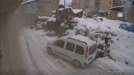 Malatya'da deprem anına ilişkin yeni görüntüler! 6 Şubat'ta tarihi surlar böyle yıkıldı - guncel